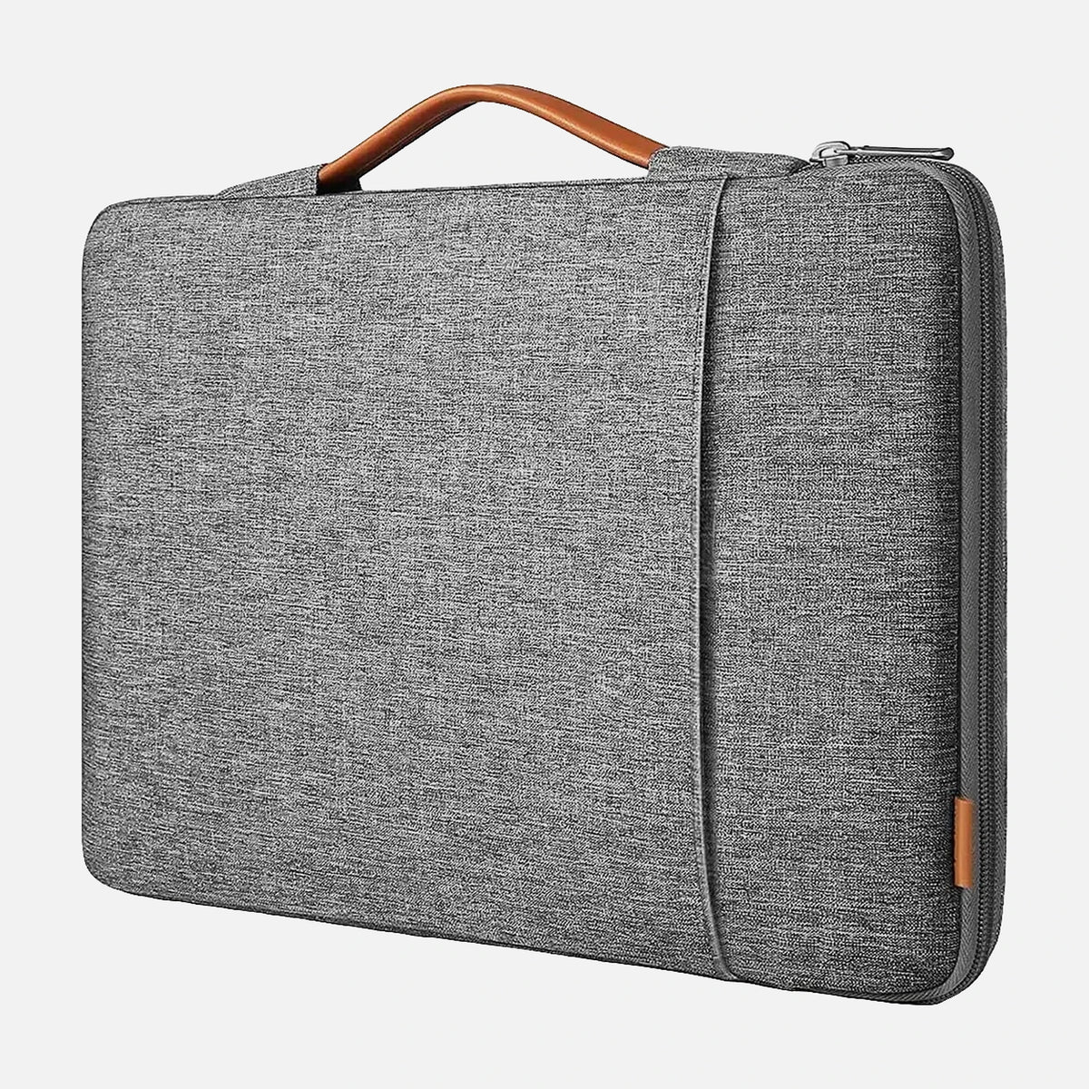 Inateck 360° Protection 15.6″ Laptop Sleeve – Splash-Resistant Case with Accessory Pocket, Grey