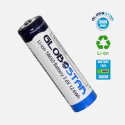 Rechargeable Li-ion Battery 18650 – 3600mAh, 3.6V & Overcharge Protection
