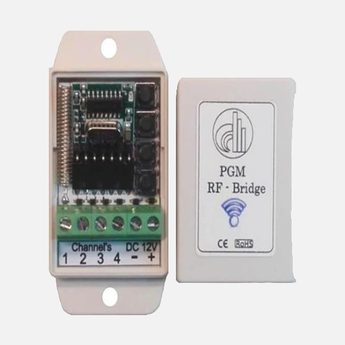 Odytronics PGM 4-1 RF Wireless Receiver 433MHz – 1 Relay, 4 Channels, 12V