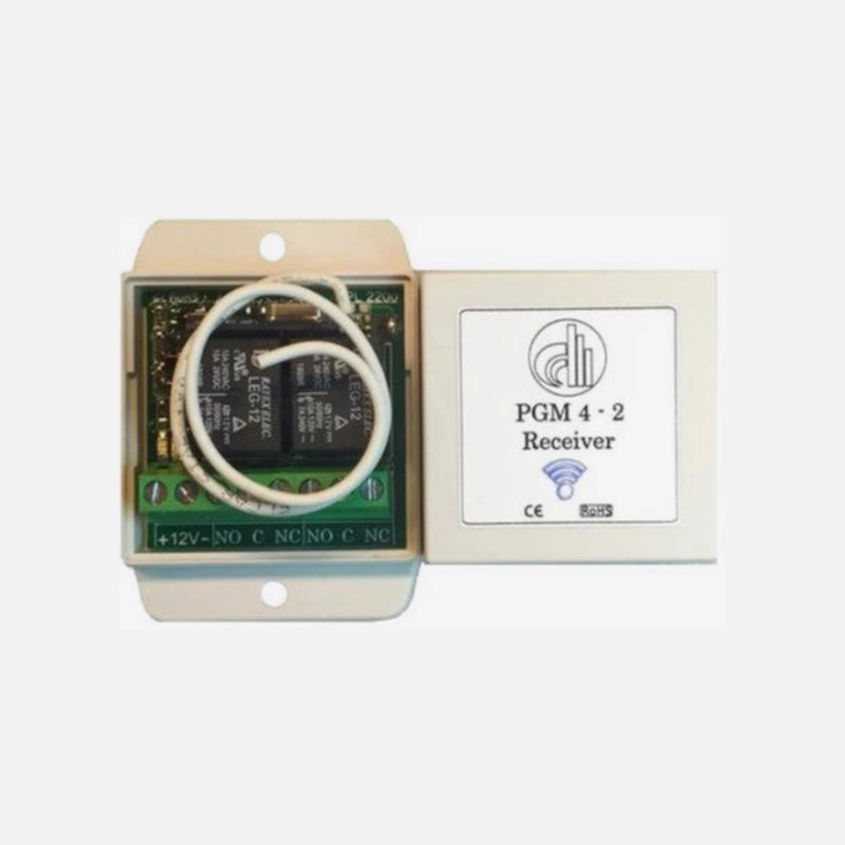 Odytronics PGM 4-2 RF Wireless Receiver 433MHz – 2 Relays, 4 Channels, 12V