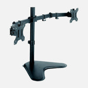 Techly ICA-LCD 2524 Dual Desktop Monitor Stand 13–32'' – 2×8kg, VESA 100×100 & Cable Mgmt