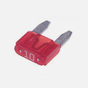 GBC 25.2650.10 Blade Mini Fuse 10A/32V Red – 5-Pack, Tin-Plated Brass Contacts