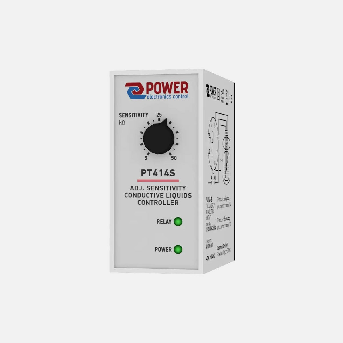 PELC PT414S-8 – Liquid Level Controller 5–50kΩ, 230VAC, 10A Relay, IP41, 8-Pin