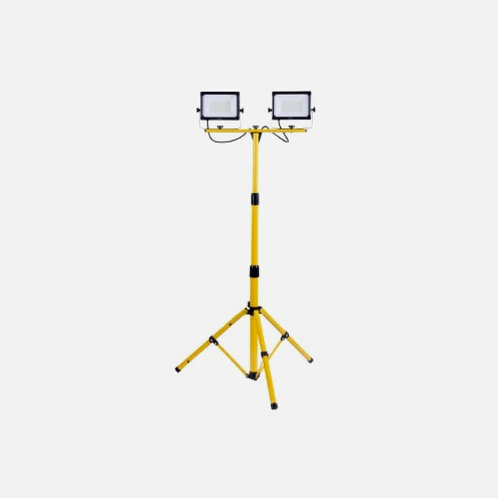 Rexer RX08052 LED Work Light with Tripod – 2×50W, 4000K, 2×5500lm, IP65