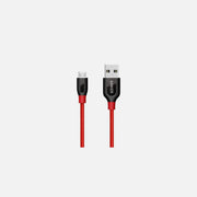 Anker A8142G91 PowerLine+ – Micro USB to USB 2.0 Cable 0.9m, Nylon Braid, Red