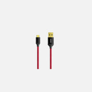 Anker A8143G91 PowerLine+ Micro USB Cable – 2m, Nylon Braid & 480Mbps, Red
