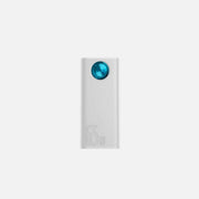 Baseus PPLG000102 Amblight Power Bank – 30,000mAh, 65W USB-C PD & 4×USB-A QC3.0, White