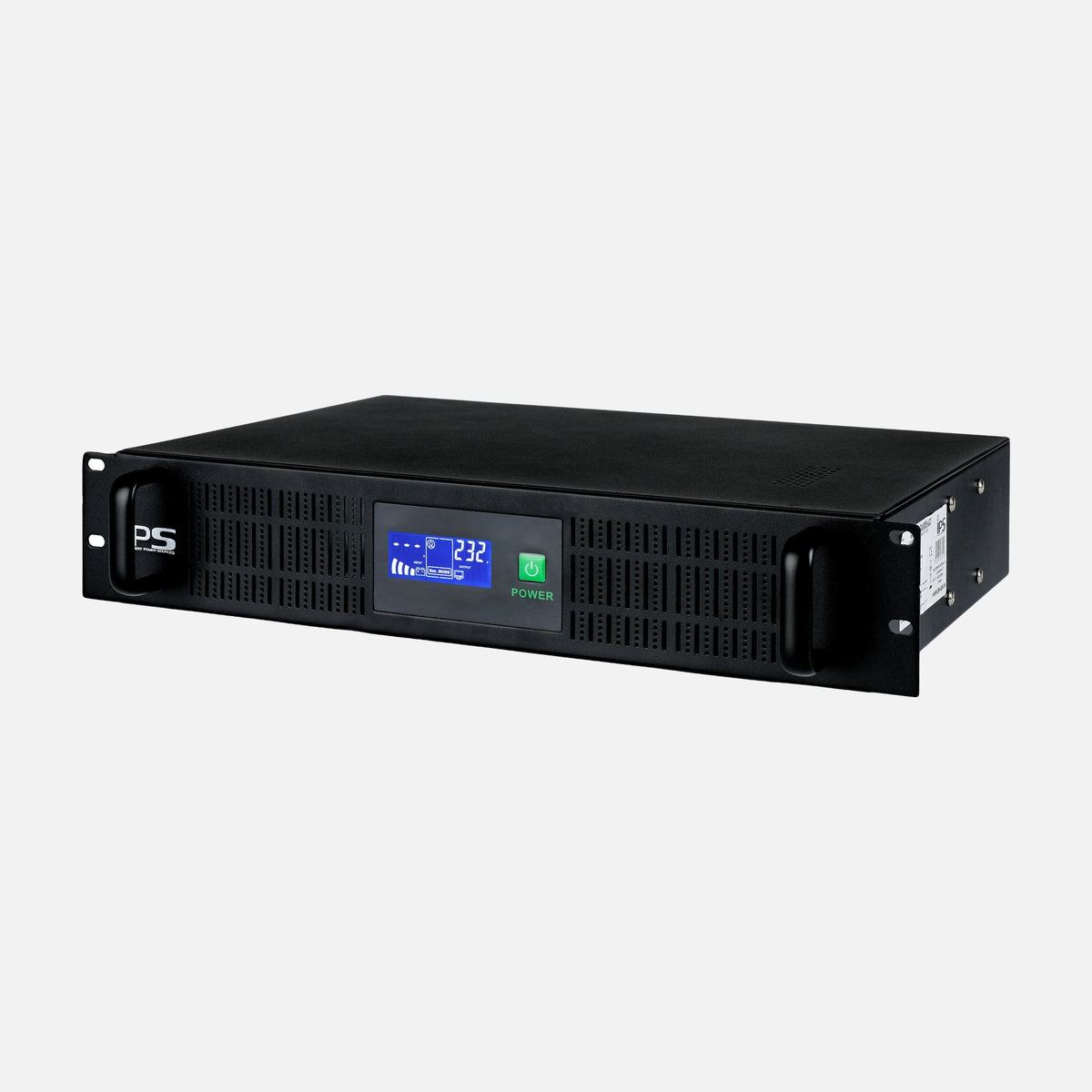 MPL CCTVups-2U-850-LCD Rack UPS – 850VA/510W, 2U 19", AGM 9Ah, Schuko+IEC, AVR