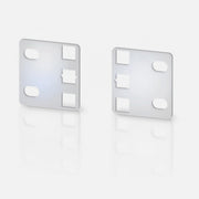 Techly I-CASE RAIL-ADP1ETG Reducer Brackets 21" to 19" – ETSI 1U Rack Pair