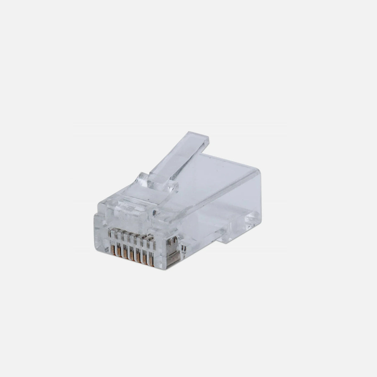 INTELLINET IWP-CAT6U RJ45 Cat6 Pass-Through Plugs – 50-Pack