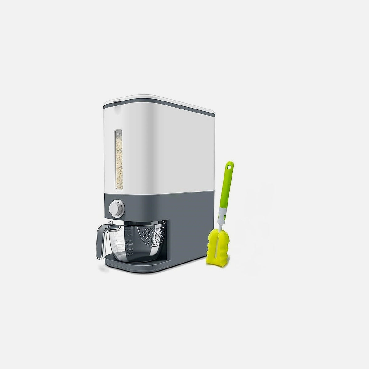 AJ Large Cereal Dispenser 11kg – BPA-Free, Grey