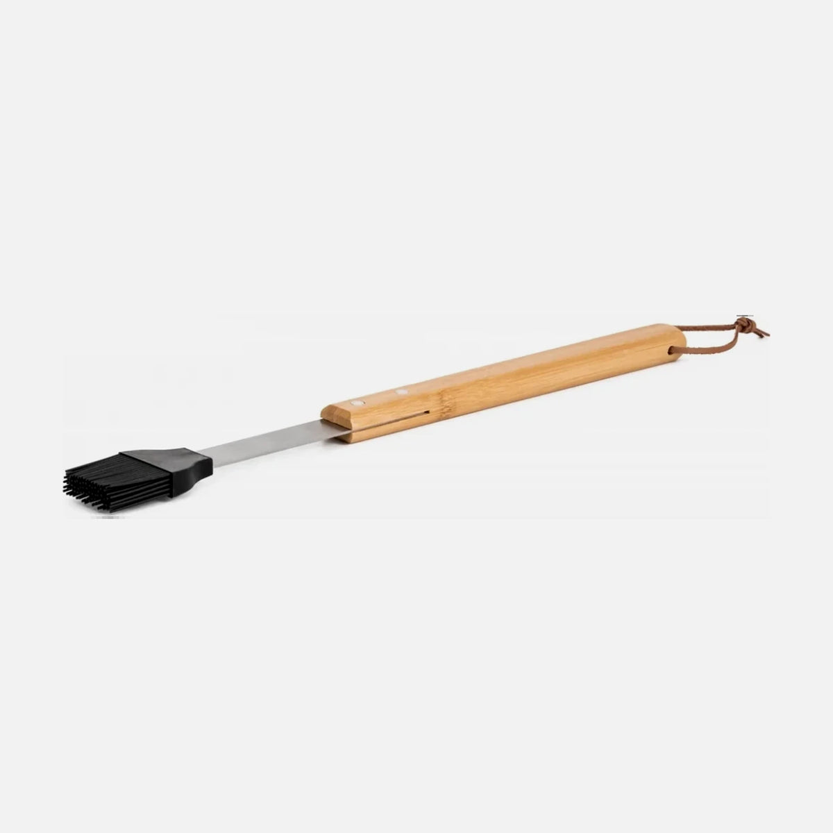 TNS Silicone BBQ Basting Brush with Wooden Handle, 41cm