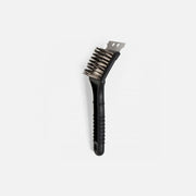 AJ BBQ Cleaning Brush with Scraper, 30cm – Stainless Wire, Black