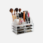 AJ Makeup & Cosmetics Organizer with 4 Drawers – Transparent