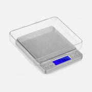 AJ Inox Digital Kitchen Scale 2kg / 0.1g – LCD, 2 Bowls, Silver