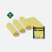 TNS Lemon-Scented Trash Bags 50x50cm – 60-Pack, Yellow