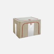 AJ Clothes Storage Organizer Bag 101L – Linen, 62x43x38cm, Beige