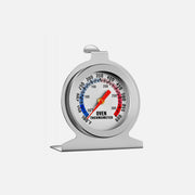 AJ Oven Thermometer 50-300°C – Stainless Steel, BBQ Compatible, Silver