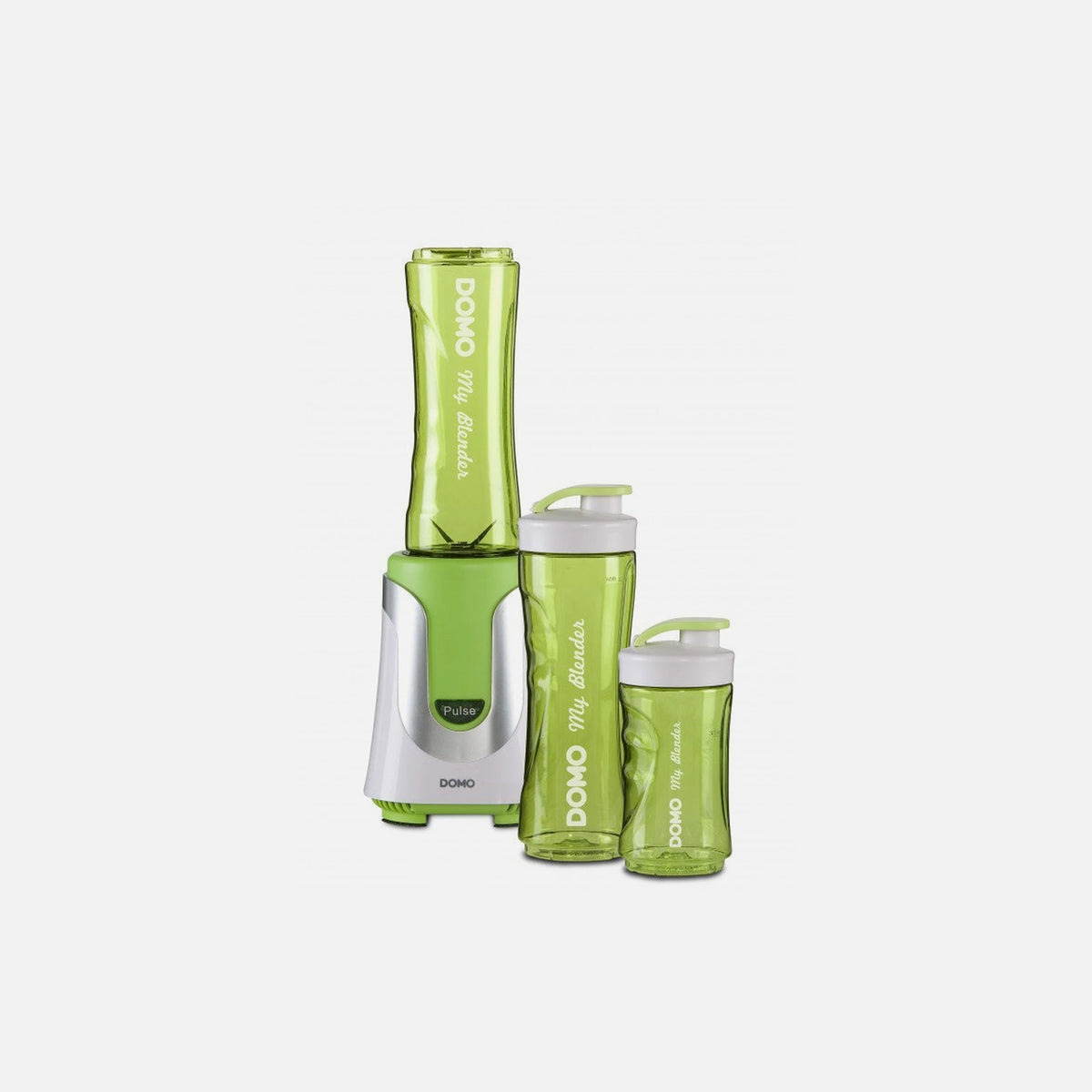 DOMO My Blender Original Smoothie Blender 300W with 300+600ml Bottles & Recipe Book
