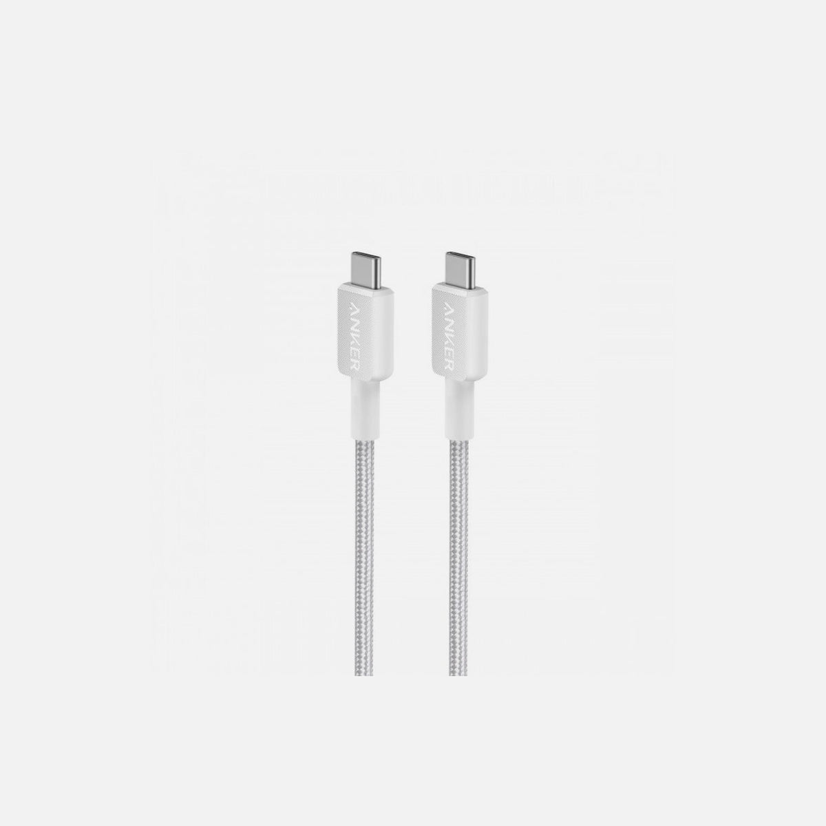 Anker 322 USB-C to USB-C Cable Nylon Braided 0.9m, White