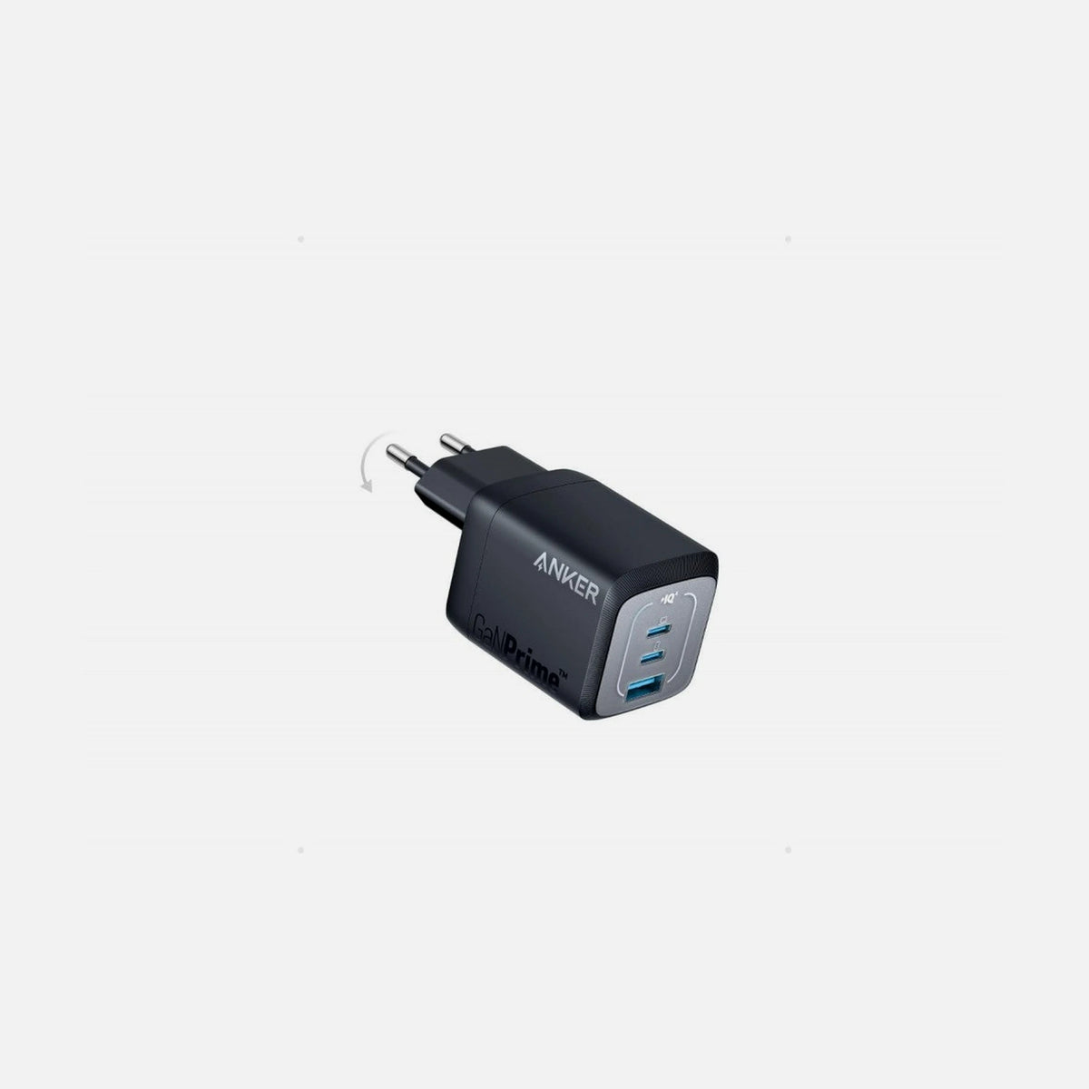 Anker Prime 67W GaN Wall Charger 3-Port (2× USB-C + USB-A) PD/PPS, Black
