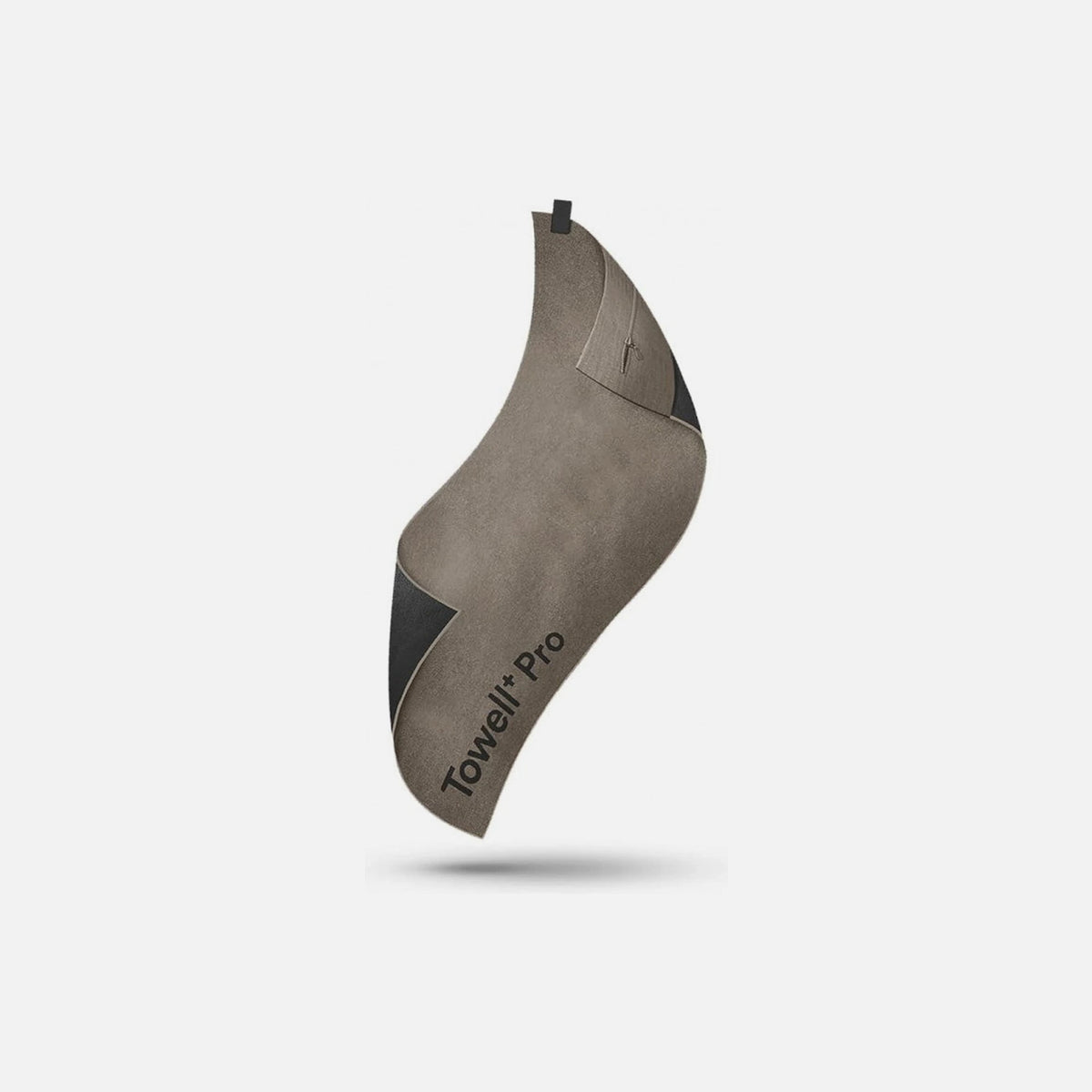 Stryve Towell+ Pro Sports Towel 105x42.5cm with Magnetic Clip & Phone Pocket, Hazel Beige