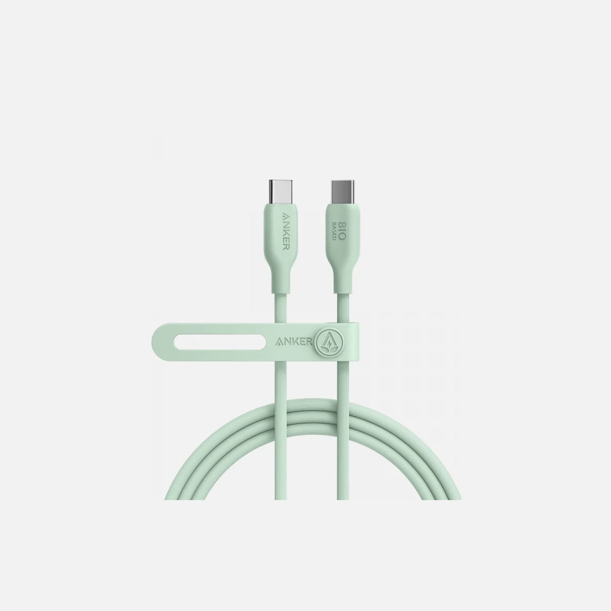 Anker 543 USB-C to USB-C Cable 0.9m USB-IF 100W Bio-Based, Natural Green