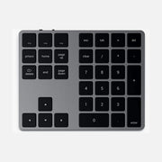 Satechi Extended Slim Numeric Keypad Bluetooth 34-Key for Apple Devices, Space Grey