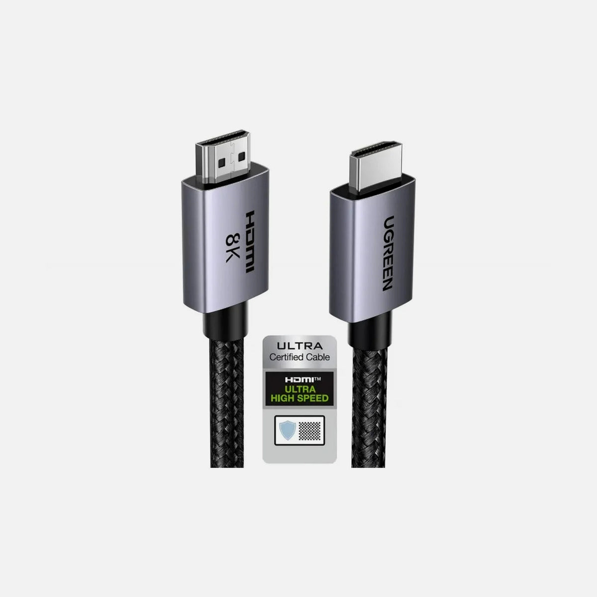 Ugreen HDMI 2.1 Certified Ultra High Speed Cable 8K@60Hz / 4K@120Hz 48Gbps, 1m