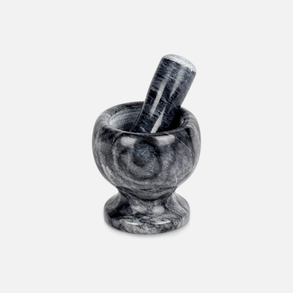 Vilde Granite Mortar and Pestle Set 11cm Diameter, Granite Black