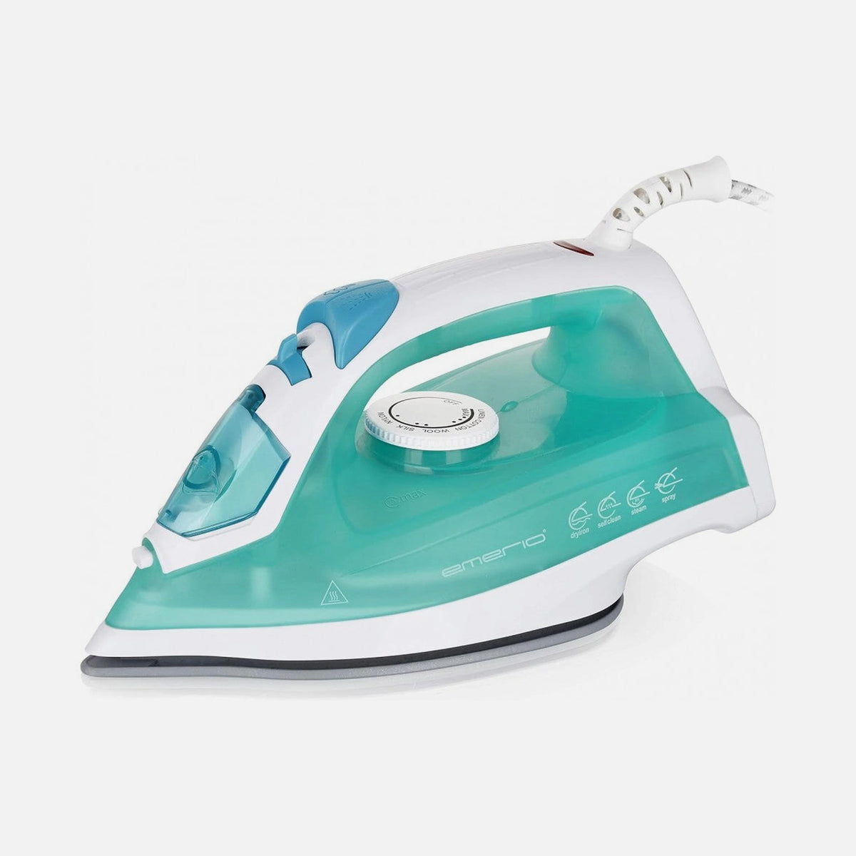 Emerio Steam Iron 2000W with Ceramic Soleplate, 17g/min Continuous Steam