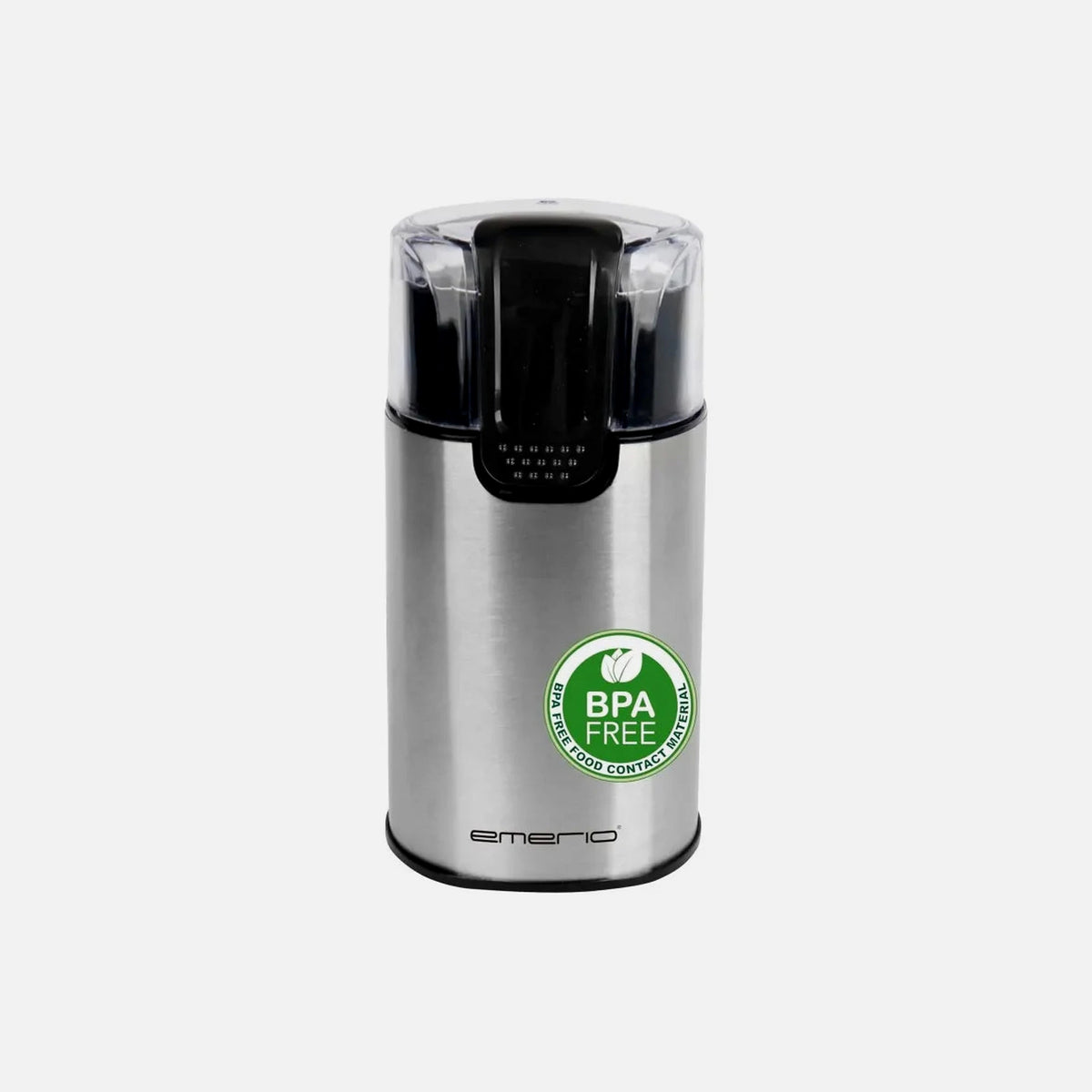 Emerio Electric Coffee Grinder 60g 150W – Stainless Steel Double Blade, Silver