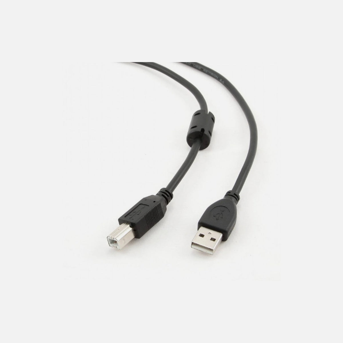 Cablexpert USB 2.0 to USB-B Printer / Scanner Cable 3m – Gold Plated, Ferrite, Black