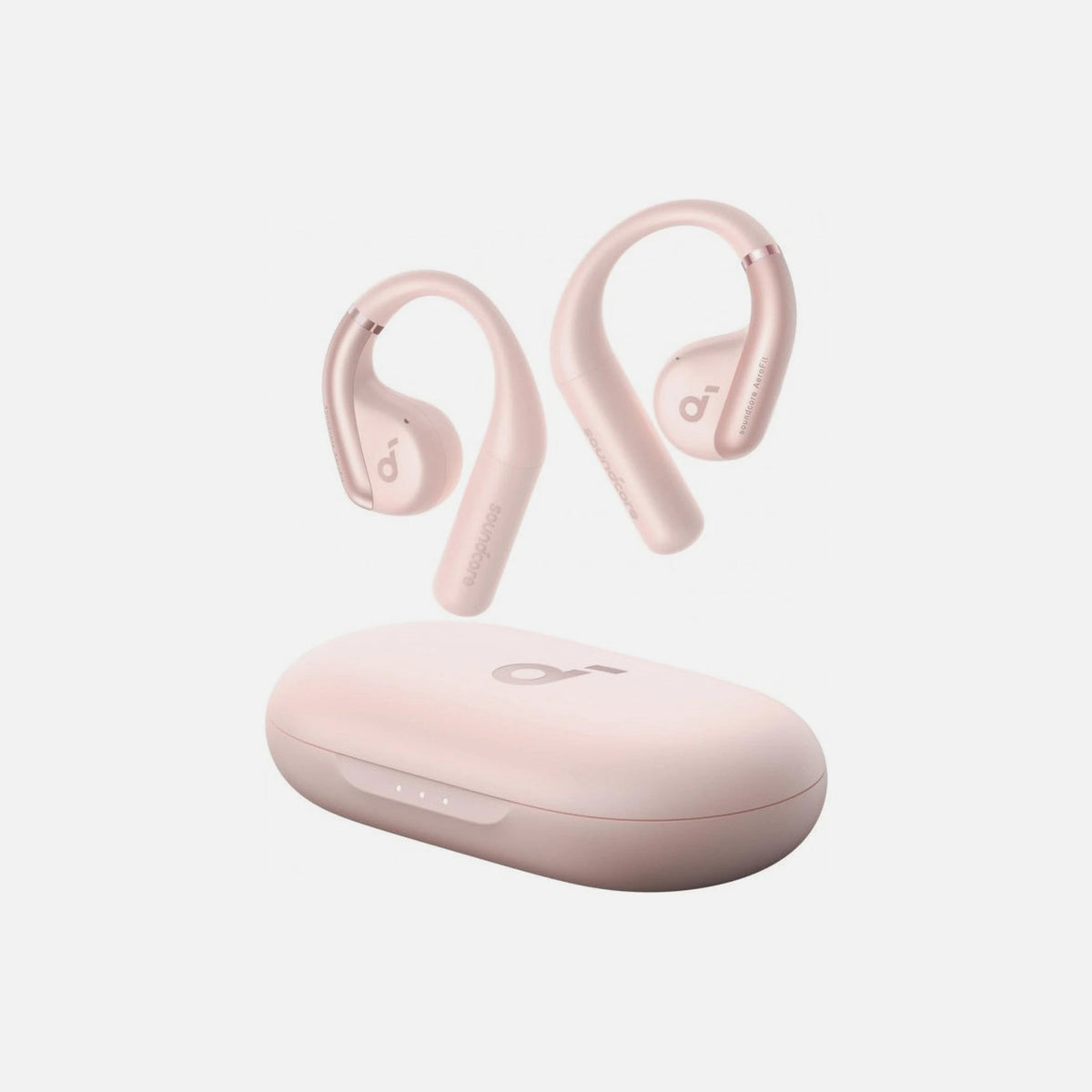 Anker Soundcore AeroFit Open-Ear Bluetooth 5.3 Earbuds – BassUp, IPX7, App, Soft Pink