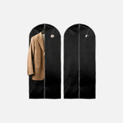 Vilde Hanging Garment Storage Bag Set – 60x150cm, Set of 2, Black