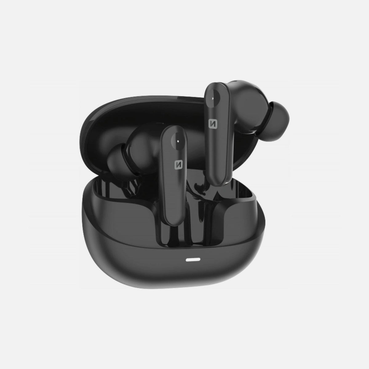 Swissten Focus In-ear Bluetooth 5.3 Earbuds with ANC – 28h, Charging Case, Black