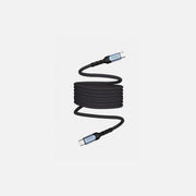 Swissten Braided Magnetic USB-C to USB-C Cable 1m – Nylon, Black