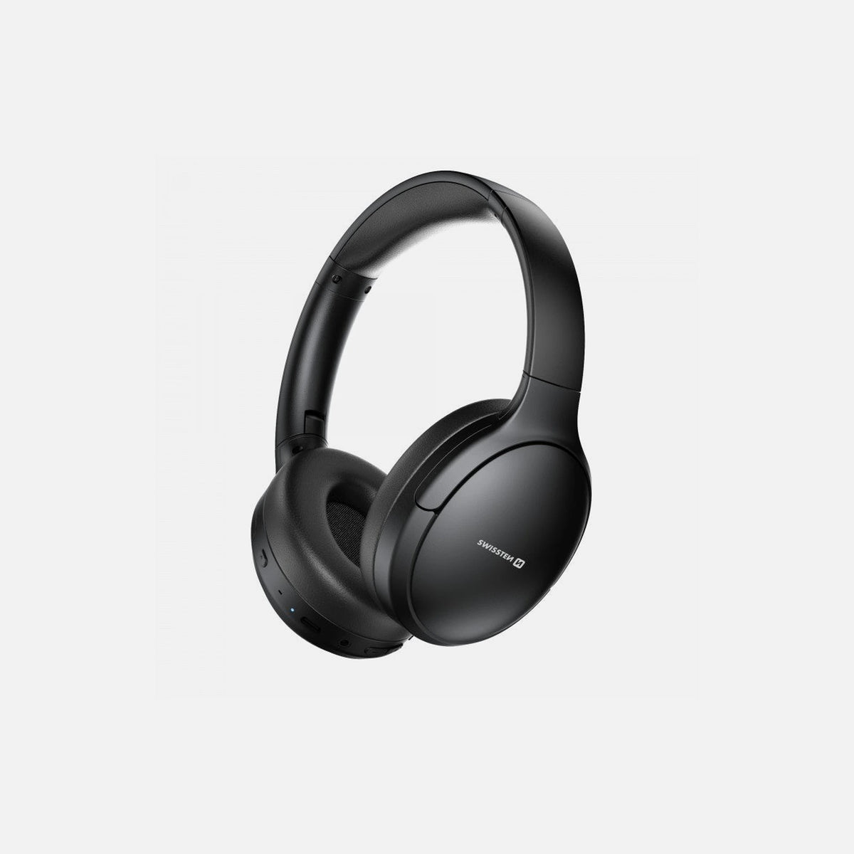Swissten Pure Bluetooth 5.3 Over-Ear Headphones with ANC – Black