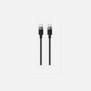 iPEAX Durable Textile USB-C to USB-C Cable 1m – Nylon Braided, Black
