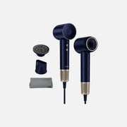 Laifen Swift Premium Ionic Hair Dryer 1600W with Diffuser, Case & 2 Attachments – Golden Blue