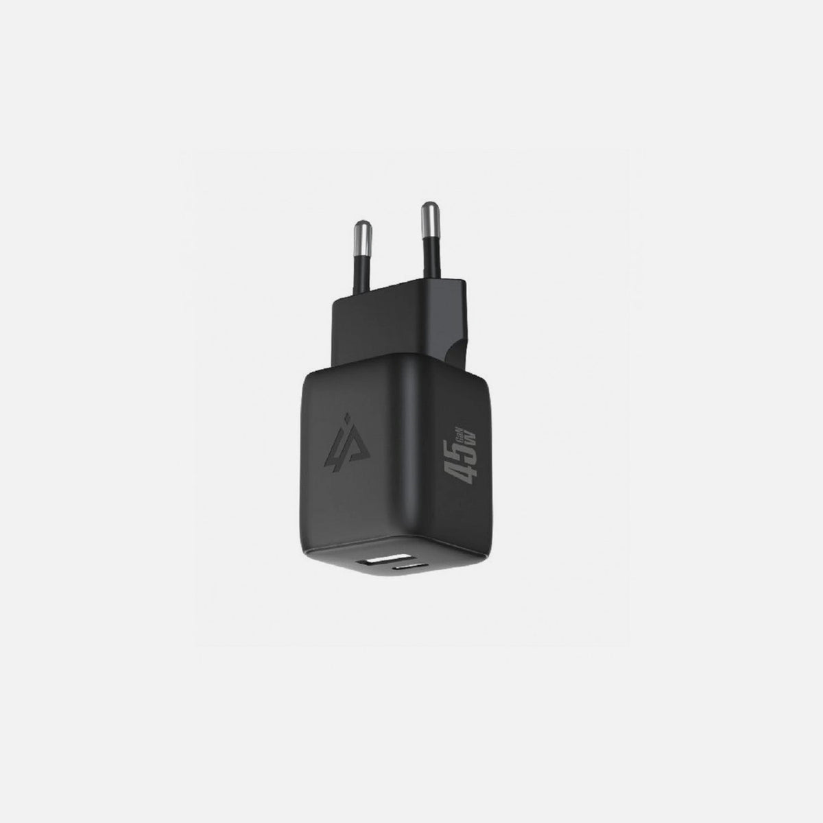 iPEAX GaN 2-Port USB-C Wall Charger 45W with PD, QC 3.0 & PPS – Black