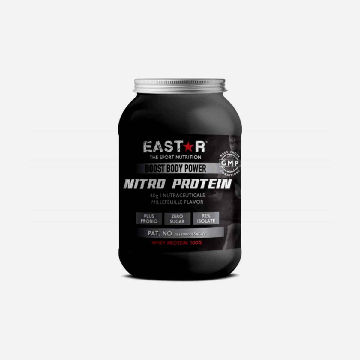 Eastar Nitro Protein 92% Whey Ultra Comb 1kg – Millefeuille Flavour, Caffeine & Creatine