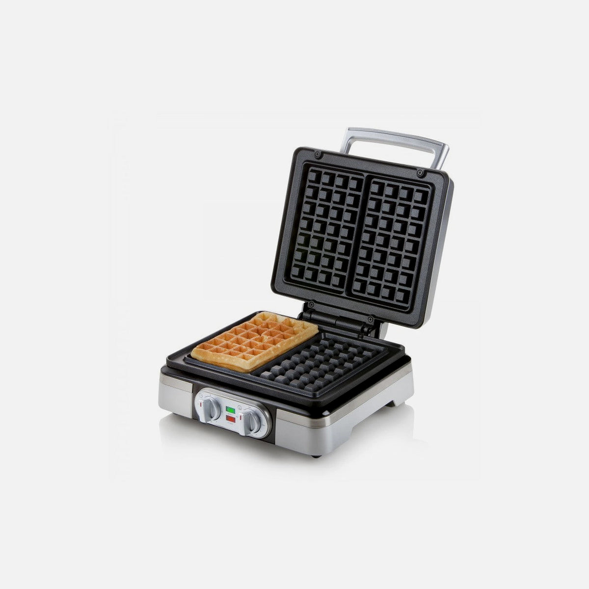 DOMO Waffle Maker XL DO9149W – 1520W, Adjustable Thermostat, 2 Brussels Waffles, BPA-Free