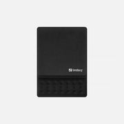 Sandberg Memory Foam Mousepad Square 265x220mm – Anti-Slip Wrist Rest, Black