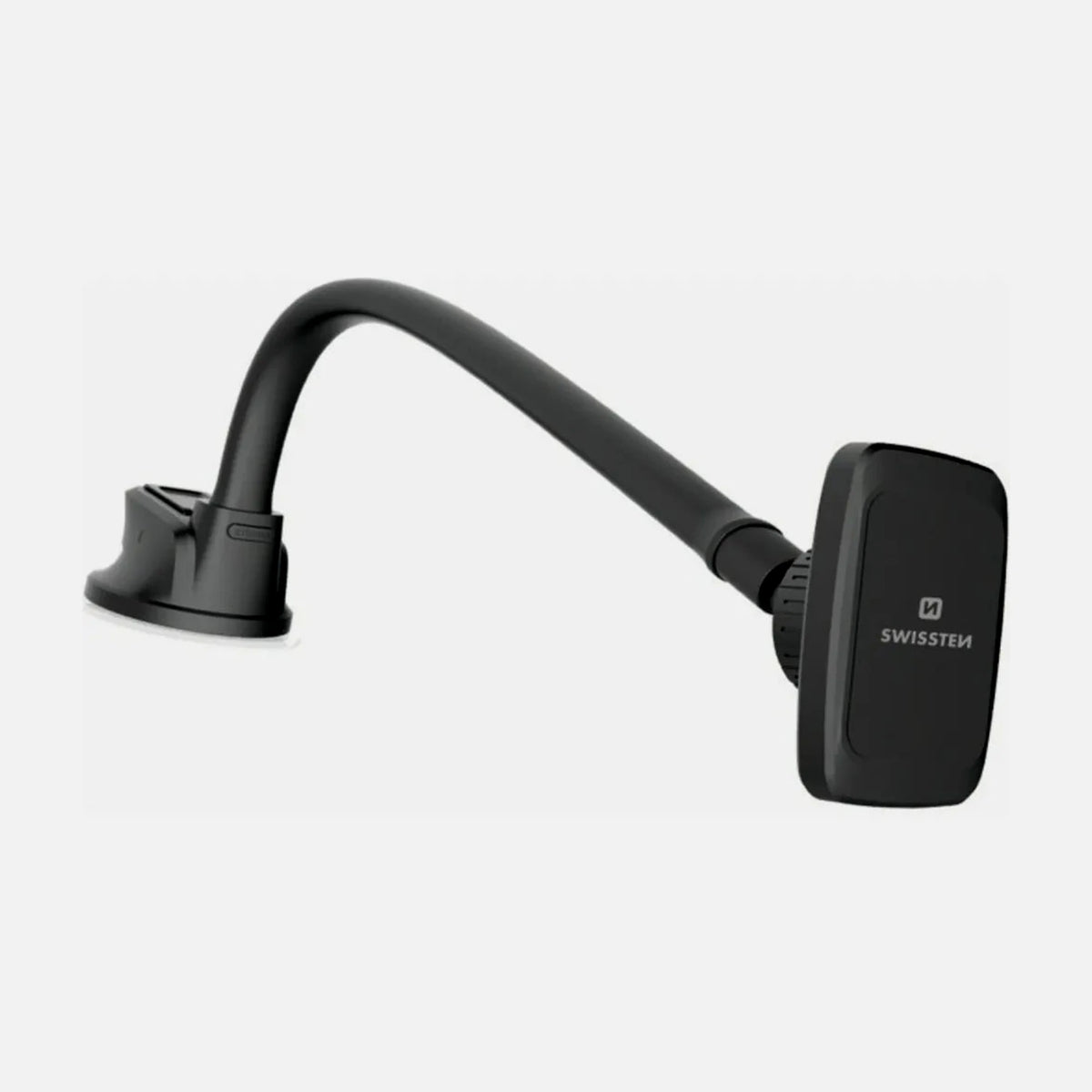 Swissten S-GRIP M5-HK Flexible Magnetic Car Holder – 36cm Arm, 6 Magnets, Black