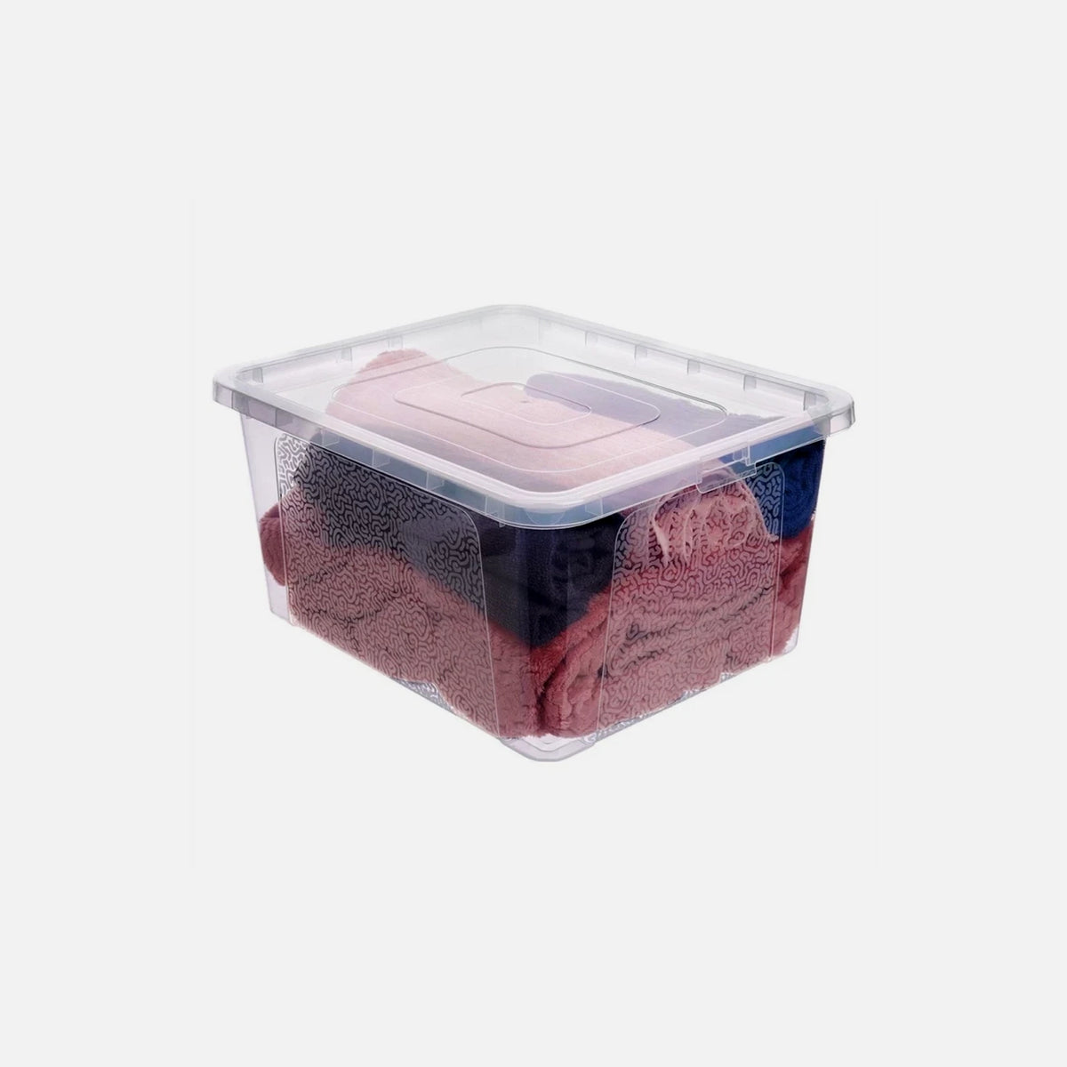 Vilde Storage Container 20L – Stackable Plastic Storage Box 40 × 33 × 20 cm with Lid