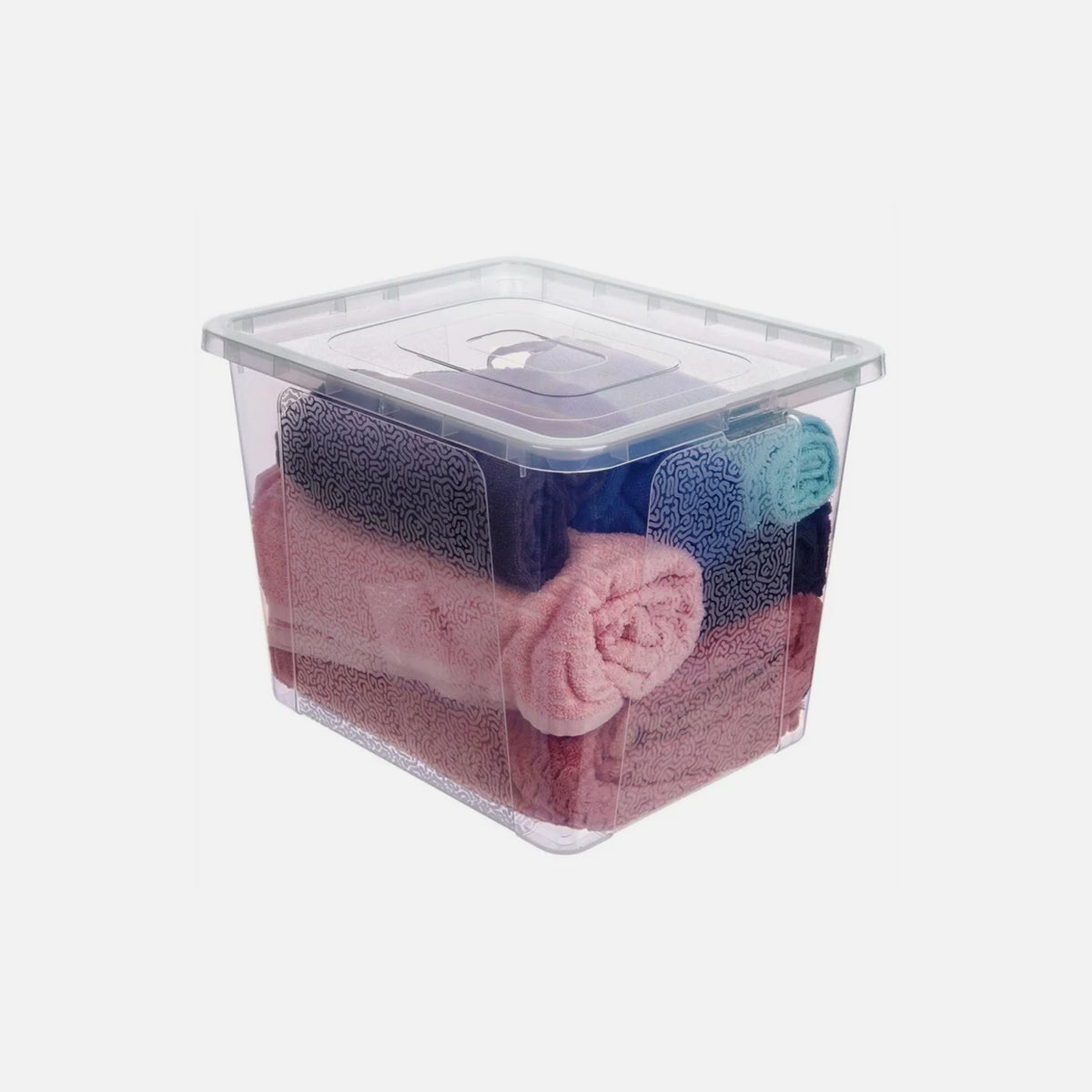 Vilde Storage Container 30L – Stackable Plastic Storage Box 40 × 33 × 30 cm with Lid