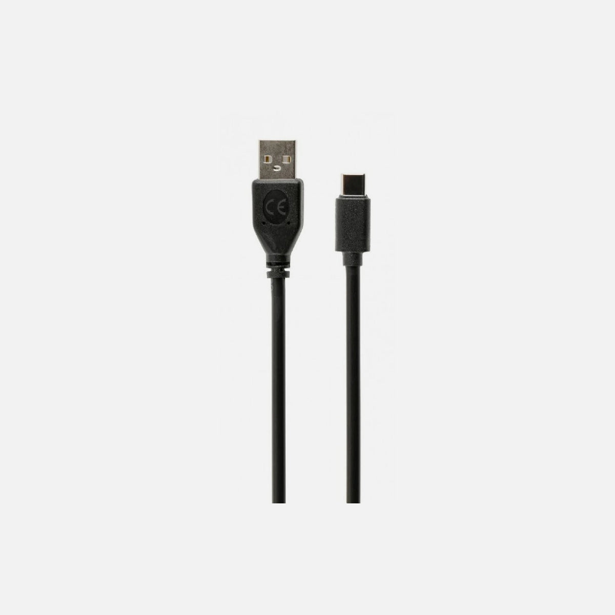 Cablexpert USB-C to USB-A 2.0 Cable 3A 1m – Black, Gold-Plated Contacts