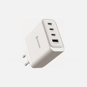 Swissten Core 100W GaN Wall Charger – 3× USB-C + USB-A, PD/PPS/AVS, White