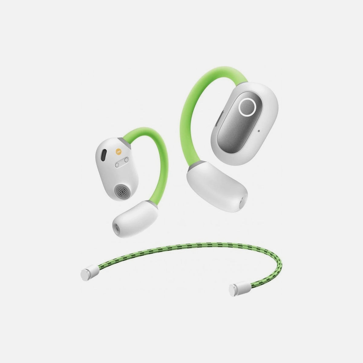 Baseus Eli Sport 1 PM20A Open-Ear Bluetooth Earbuds – Sweat-Resistant, Charging Case, Aurora Green